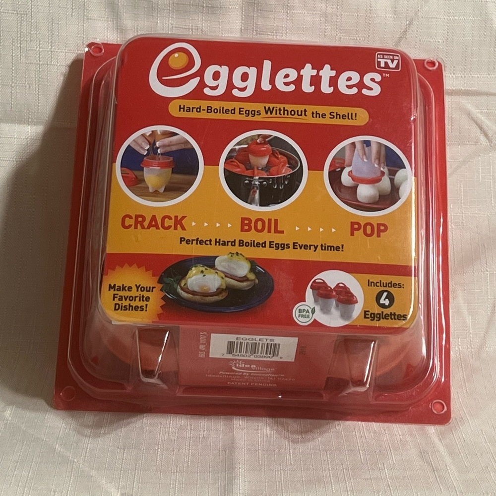 As seen on TV Egglettes Hard Boiled Eggs without the shell NEED